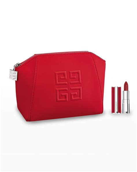 givenchy red makeup case|ICONIC RED CASE .